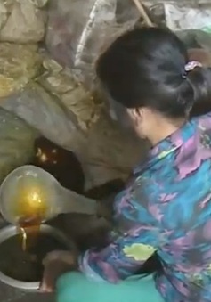 Cận cảnh xưởng mỡ bẩn nhầy nhụa, đen ngòm tại Bắc Ninh