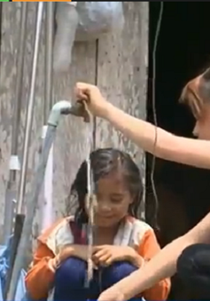 Phú Yên: Người dân phấn khởi sử dụng nước máy trong mùa nắng hạn