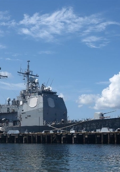 Philippines tuyên bố ngừng tuần tra chung trên biển với Mỹ