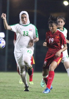 Thắng Iraq 3-0, U16 nữ Việt Nam vững ngôi nhì bảng D