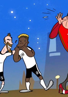 Biếm hoạ EURO 2016: "Chị" Ronaldo tội nghiệp và mánh khoé của Modric