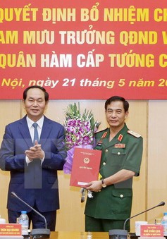 Trao quyết định bổ nhiệm Tổng Tham mưu trưởng QĐND Việt Nam