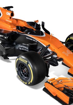 Cận cảnh siêu xe F1 màu cam bóng bẩy của đội McLaren ở mùa giải mới