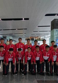 U15 PVF lên đường tham dự giải U15 quốc tế ICC Cup tại Singapore
