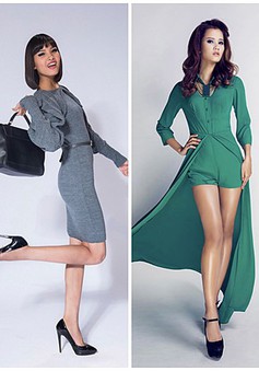 Bộ tứ chân dài Vietnam's Next Top Model "rủ nhau" đến Bữa trưa vui vẻ