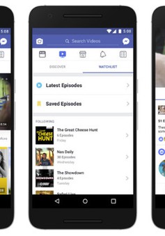 Ra mắt "Watch", Facebook quyết đấu với Youtube