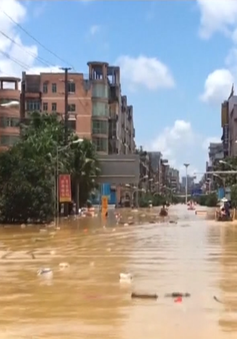 Lũ lụt nghiêm trọng ở Trung Quốc, ít nhất 33 người thiệt mạng