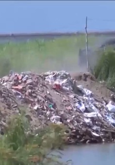 Người dân Phú Yên bức xúc vì lòng sông Ba biến thành bãi đổ phế thải