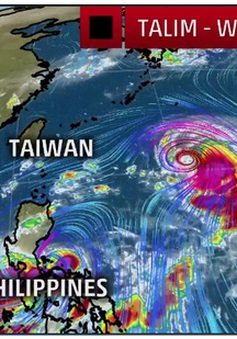 Đài Loan (Trung Quốc) chuẩn bị ứng phó bão Talim