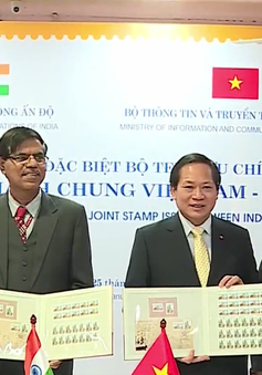 Phát hành bộ tem “Tem phát hành chung Việt Nam - Ấn Độ”