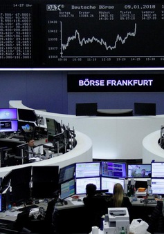 Thị trường chứng khoán châu Âu đồng loạt tăng điểm mạnh