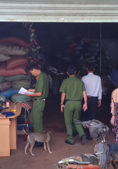 Vụ vỏ cà phê trộn sỏi và nhuộm  bột pin tại Đắk Nông: Công an đã thu giữ 3 tấn hàng hóa