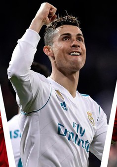 ĐHTB Champions League 2017/18: Đủ bộ Ronaldo, Messi và Salah