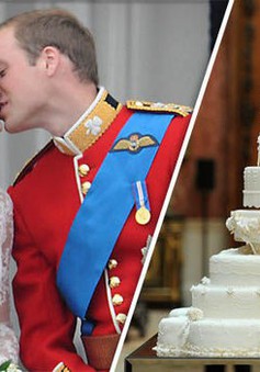 Bán đấu giá bánh cưới từ 5 đám cưới Hoàng gia Anh
