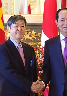 Chủ tịch nước Trần Đại Quang tiếp Chủ tịch JICA Nhật Bản