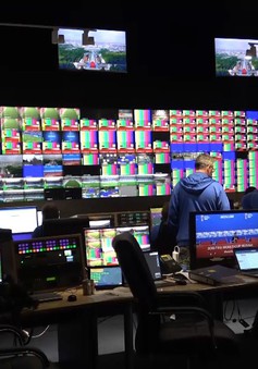 Phóng viên Thể Thao VTV tác nghiệp tại World Cup 2018: Khám phá trung tâm truyền hình quốc tế IBC tại World Cup