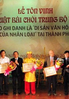 Đà Nẵng: Lễ tôn vinh Nghệ thuật Bài chòi Trung bộ