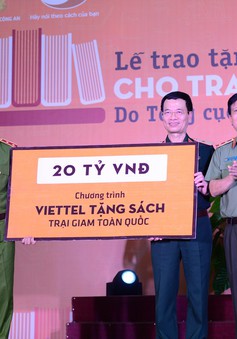 Viettel tặng 350.000 cuốn sách cho các trại giam