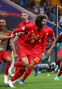 KẾT QUẢ FIFA World Cup™ 2018, Bỉ 3-2 Nhật Bản: Ngược dòng nghẹt thở, ĐT Bỉ gặp Brazil ở tứ kết