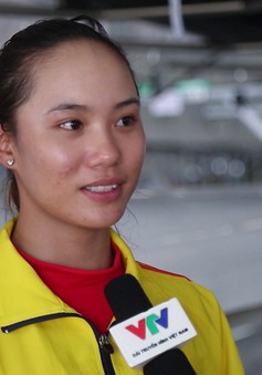 Phóng viên Thể Thao VTV tác nghiệp tại ASIAD 2018: Những chia sẻ của Lường Thị Thảo sau khi cùng đồng đội giành HCV môn Rowing.