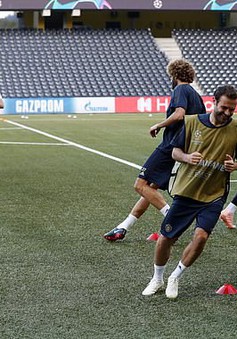 Pogba và Alexis Sanchez hớn hở tập luyện trước cuộc đấu nhà vô địch Thụy Sĩ