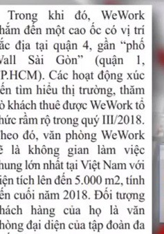"Cú đấm" WeWork và đòn đỡ của start-up Việt