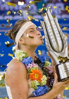 Aryna Sabalenka vô địch giải quần vợt Vũ Hán mở rộng 2018