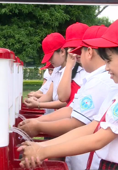 Hàng trăm học sinh, sinh viên hưởng ứng Ngày Thế giới rửa tay với xà phòng năm 2019