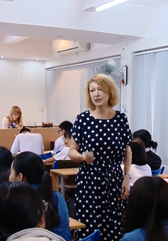 Giờ học mở tiếng Nga tại Việt Nam