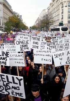 Pháp công bố biện pháp bảo vệ nữ giới thoát khỏi bạo lực