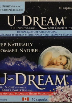 Canada thu hồi sản phẩm hỗ trợ giấc ngủ có nguồn gốc thảo mộc