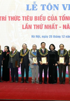Tôn vinh trí thức tiêu biểu của Tổng hội Y học Việt Nam