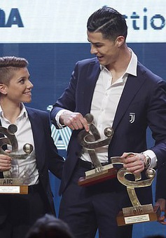 Trượt Quả bóng vàng 2019, Ronaldo nhận danh hiệu danh giá ở Serie A