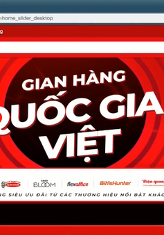 Tập trung các thương hiệu tại gian hàng Quốc gia Việt Nam trên thương mại điện tử