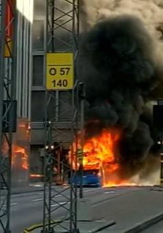 Xe bus phát nổ tại Stockholm, Thụy Điển