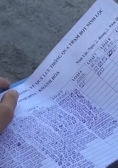 Dữ liệu đếm xe qua trạm BOT Ninh Lộc bị mất, người dân đếm thủ công