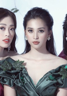 Top 3 Hoa hậu Việt Nam 2018 hóa thành "nữ thần nho" trong bộ ảnh mới