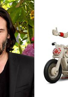 Sát thủ "giải nghệ" Keanu Reeves đổi nghề làm siêu sao đóng thế Duke Caboom trong phim hoạt hình Toy Story 4