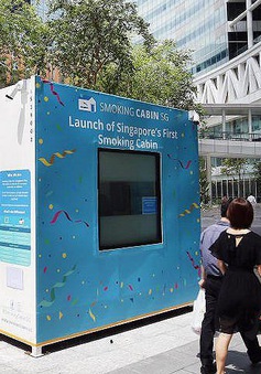 Singapore ra mắt "cỗ máy" biến khói thuốc lá thành không khí sạch