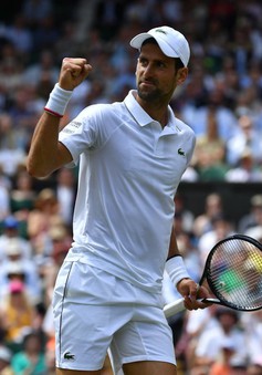 KẾT THÚC, Bán kết đơn nam Wimbledon 2019: Novak Djokovic 3-1 Roberto Bautista Agut (6/2, 4/6, 6/3, 6/2)