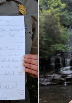 Cô gái gửi thư xin lỗi đến công viên vì trót mang về một… viên đá