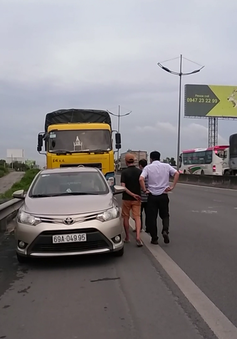 Tai nạn trên cao tốc TP.HCM – Trung Lương, giao thông ùn ứ