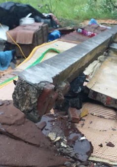 Thái Nguyên: Mưa lớn làm tường đổ sập, 3 người thiệt mạng