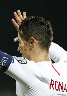 Kết quả vòng loại Euro 2020 (ngày 11/9): Ronaldo lập cú poker, Bồ Đào Nha thắng đậm Lithuania
