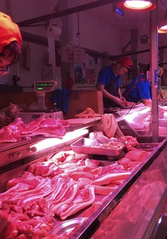 Thiếu hụt nguồn cung, Trung Quốc sử dụng dụng thịt lợn đông lạnh dự trữ