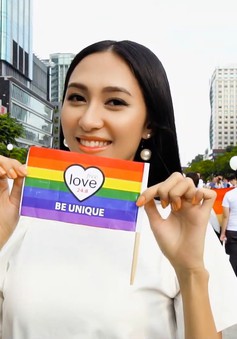 Thu Hiền quay clip cùng cộng đồng LGBT để dự thi Hoa hậu châu Á - Thái Bình Dương