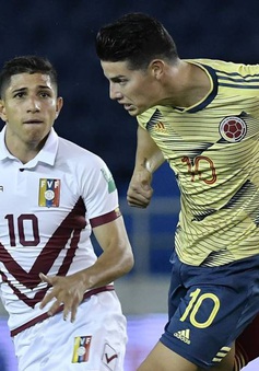 Colombia 3-0 Venezuela: Colombia mở màn thành công tại VL World Cup 2022 khu vực Nam Mỹ