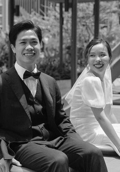 Công Phượng - Viên Minh công bố ảnh cưới đơn giản không ngờ