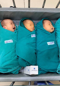 5 em bé chào đời trong bệnh viện cách ly