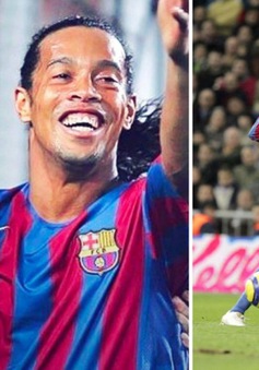 Iniesta tiết lộ bí mật khó tin trước ngày Ronaldinho chói sáng tại Bernabeu